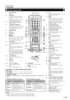 Page 9
 7
Remote control unit
Quick guide
1234
7
9
14
12
8
5
6
11
17
16
13 18
19
29
30
31
25
24
1527
1021
23
22
26
20
28
1 
B (Standby/On) 
 (Page 8)
2  m (Teletext)
  TV: Display the analogue teletext.  (Page 21)
  DTV: Select DTV data broadcasting  and TELETEXT. (Page 32)
3  k (Reveal hidden Teletext) 
  (Pages 21 and 22)
4  [ (Subtitle for Teletext)
  TV/External: Subtitle on/off. (Page 22)
  DTV: Display the subtitle selection  screen. (Page 32)
5  3 (Freeze/Hold)
 (Page 22)
6  1 (Subpage)
 (Page 22)
7 
 –...