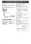 Page 12
12E
Controlling the Monitor with a PC

You can control this monitor from a PC via RS-232C (COM 
port) on the PC.
PC connection
Connect with RS-232 straight cable between the PC’s COM 
port (RS-232C connector) and the RS-232C input terminal on 
the monitor.

RS-232 straight cable 
(commercially available)To
 COM port PC
RS-232C input termina
l

Communication conditions
Set the RS-232C communication settings on the PC to match 
the monitor’s communication settings as follows:

Baud rate9600 bpsStop bit1...