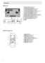 Page 10
8E
8E
Part Names
Rear view
168 9 1114
2 3 4 57 10 12 1
3
15
16 1.  Main power switch (See page 14.)
 2.  AC input terminal (See page 12.)
 3.  PC/AV output terminal (DVI-D) (See page 11.)
 4. PC1 input terminal (DVI-D) (See page 10.)
    AV1 input terminal
 (DVI-D) (See page 10.)
 5. PC2 input terminal (Mini D-sub 15 pin) (See page 10.)
 6. PC3 input terminals (BNC) (See page 10.)
 7. AV2 input terminals (BNC) (See page 10.)
 8. AV3 input terminal (BNC) (See page 10.)
 9.  RS-232C output terminal...