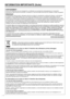 Page 162F
INFORMATION IMPORTANTE (Suite)
AVERTISSEMENT :
Les lois FCC établissent que tout changement ou modification non-autorisés de cet équipement qui n’ont pas été 
expressément approuvés par le producteur, constituent un motif d’annulation des droits de l’utilisateur d’utiliser cet appareil.
REMARQUE :
Cet équipement, après les tests, a été jugé conforme aux limites d’un équipement numérique de Classe A, conformément 
à la section 15 de la règlementation FCC. Ces limites sont établies pour fournir une...