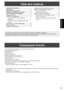 Page 21FRANÇAIS
7F
INFORMATION IMPORTANTE .........................................1
CHER CLIENT  ...................................................................3
PRÉCAUTIONS DE SÉCURITÉ  ....................................... 3
CONSEILS ET MESURES DE SÉCURITÉ  .......................5
PRÉCAUTIONS POUR LE MONTAGE  ............................. 6
Composants fournis  ........................................................7
Connexion de périphériques  ..........................................8
Connexion à...