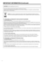 Page 4
2E

CAUTION: Use the supplied power cord as it is.
IMPORTANT INFORMATION (Continued)
This product utilises ﬂuorescent tubes containing a small amount of mercury.
Disposal of these materials may be regulated due to environmental considerations. For disposal or recycling information, 
please contact your local authorities.
A. Information on Disposal for Users (private households)
1. In the European Union
Attention: If you want to dispose of this equipment, please do not use the ordinary dustbin! 
Used...