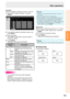 Page 45
43
Operation

Schedule
Sets the schedule to switch the monitor on and off.
1 Press ▲/▼ to select “Schedule”, and press ENTER.
Clock Schedule Sleep Timer Present time :    :0     (Mon) Status No. 
  
Week On Off Time On Off Input 
O f f  - - ~ - - --:-- ~ --:-- - -  
O f f  - - ~ - - --:-- ~ --:-- - -  O f f  - - ~ - - --:-- ~ --:-- - -  O f f  - - ~ - - --:-- ~ --:-- - -  O f f  - - ~ - - --:-- ~ --:-- - -  O f f  - - ~ - - --:-- ~ --:-- - -  O f f  - - ~ - - --:-- ~ --:-- - -  O f f  - -...