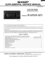 Page 1R-1870
R-1871
S91M173R1870E
OVER THE RANGE
MICROWAVE OVEN
MODELS
R-1870/R-1871
This is a supplemental Service Manual for Models R-1870/R1871.
This model is quite similar to Base Model R-1850 (S/M# S6804R1850X//).
Use this supplemental manual together with the Base Model Service Manuals for complete operation and service information
Model R-1870
In the interest of user-safety the oven should be restored to its original condition and only parts identical to those specified
should be used.
WARNING TO...