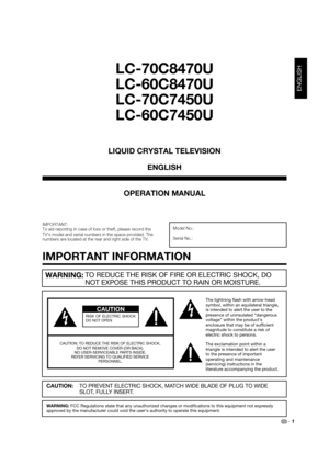 Page 3TO REDUCE THE RISK OF FIRE OR ELECTRIC SHOCK, DO 
NOT EXPOSE THIS PRODUCT TO RAIN OR MOISTURE.WARNING: 
The lightning ﬂash with arrow-head 
symbol, within an equilateral triangle, 
is intended to alert the user to the 
presence of uninsulated “dangerous 
voltage” within the product's 
enclosure that may be of sufﬁcient 
magnitude to constitute a risk of 
electric shock to persons.
The exclamation point within a 
triangle is intended to alert the user 
to the presence of important 
operating and...