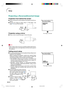 Page 36-32
When using the default setting.
On-screen Display
Projecting a Reversed/Inverted Image
Projection from behind the screen
Place a translucent screen between the projector and the au-
dience.
Reverse the image by setting “Rear” in “PRJ Mode”. See
page 71 for use of this function.
Projection using a mirror
Place a mirror (normal flat type) in front of the lens.
Info
•When using a mirror, be sure to carefully position both the pro-
jector and the mirror so the light does not shine into the eyes of...