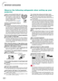 Page 12
-8
IMPORTANT SAFEGUARDS
Observe the following safeguards when setting up your
projector.
Caution concerning the lamp unit
■Potential hazard of glass particles if
lamp ruptures. In case of lamp rup-
ture, contact your nearest Sharp Au-
thorized Projector Dealer or Service
Center for replacement.
See “Replacing the Lamp” on page  85.
Cautions concerning the setup of
the projector
■ For minimal servicing and to maintain high image qual-
ity, SHARP recommends that this projector be installed
in an area free...