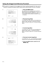 Page 11E-11
Using the Image Invert/Reverse Function
nThis projector is equipped with an image invert/reverse function. The projected image can be
inverted or reversed by using the MENU button and the ADJUSTMENT 
/ and / buttons.
1 1. Press the MENU button.
With the MENU screen displayed, press the ADJUST-
MENT 
/ buttons to select ÒIMAGE ADJÓ. Then press the
ENTER button to display the IMAGE ADJ. screen.
·The last MENU screen selected is indicated for about
30 seconds.BLACK  SCREEN IMAGE  ADJ.
REVERSE
INVERT...