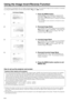 Page 11E-11
Using the Image Invert/Reverse Function
This projector is equipped with an image invert/reverse function. The projected image can be inverted or reversed
by using the MENU button and the ADJUSTMENT Ä/¶ and §/© buttons.
1
BLK SCRN DISP IMAGE  ADJ.
REVERSE
INVERT INPUT  DISPLAY[OFF]
[OFF]
[OFF] [
OFF]
:SEL.
:ADJ.:ENDMENU
BLK SCRN DISP IMAGE  ADJ.
REVERSE
INVERT INPUT  DISPLAY[OFF]
[ON]
[OFF] [
OFF]
:SEL.
:ADJ.:ENDMENU
22. Reversed Image Mode
In the IMAGE ADJ. menu, press the ADJUSTMENT
Ä/¶ buttons to...