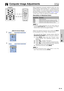 Page 2926
Operation
Computer Image Adjustments
When displaying computer patterns which are very
detailed (tiling, vertical stripes, etc.), interference may
occur between the LCD pixels, causing flickering,
vertical stripes, or contrast irregularities in portions of
the screen. Should this occur, adjust “Clock”, “Phase”,
“H-Pos” and “V-Pos” for optimum computer image.
•Computer image adjustment can be made easily by
pressing AUTO SYNC () on the projector or the “Power”
remote control. See the next page for...