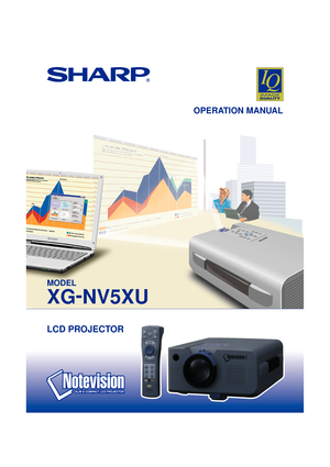 Page 1XG-NV5XU(Hyoushi)  98/11/10/18:00
MODEL
XG-
NV5XU
LCD PROJECTOR
OPERATION MANUAL 