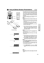 Page 23E-22
Operation
¥ The IrCOM function can be used to wirelessly transfer
still images from a computer, handheld P/C or digital
camera to the projector via infrared communication.
This function is used with the supplied Sharp
Advanced Presentation Software. See the operation
manual of the software for installation and operating
instructions.
¥ Position the projector and the IrCOM transmitting
device within the range shown on the left.
¥ To avoid transmission errors or changes in the image, ensure
the...