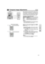 Page 27E-26
Operation
Computer Image Adjustments
When displaying computer patterns which are very
detailed (tiling, vertical stripes, etc.), interference may
occur between the LCD pixels, causing flickering,
vertical stripes, or contrast irregularities in portions of
the screen. Should this occur, adjust ÒClockÓ, ÒPhaseÓ,
ÒH-PosÓ and ÒV-PosÓ for optimum computer image.
¥ Computer image adjustment can be made easily by
pressing AUTO SYNC () on the projector or the ÒPowerÓ
remote control. See the next page for...