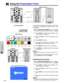 Page 44E-43
Useful Features
Using the Presentation Tools
Red Green Blue Yellow Orange White Black
When selecting Sharp default image
Menu Window
1
3 2, 4
This projector is equipped with presentation tools. These
will help you emphasize keypoints within your
presentation.
(Slide the MOUSE/ADJUSTMENT switch
on the remote control to the ADJ. position.)
1Press TOOLS to display the presentation tools
menu window on the screen.
2Press ¶/Ä/§/© to select the desired tool and
color.
3Press ENTER to select it.
4Once the...