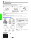 Page 20E-19
Operation
Press foot releases. Adjust height of projector
and remove hands from foot
releases.Rotate feet to make minor
changes.
Using the Adjustment Feet
There are two front adjustment feet and a rear adjustment foot.
To lower the position of the picture, pull out the folded leg of the rear adjustment foot.
See the diagram shown below for using the front adjustment feet.
•The projector is adjustable up to approximately 5° from the standard position.
•When the height of the projector is adjusted,...