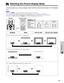 Page 37E-36
Useful Features
Selecting the Picture Display Mode
g
NORMAL WIDE DOT BY DOT DOT BY DOT (WIDE)
For DTV decoder RGB signal in 4:3 aspect ratio.
For COMPUTER/RGB signal without 4:3 aspect ratio.
gg
For DTV decoder RGB signal in 16:9 aspect ratio.
gg
MODE
INPUT SIGNAL4:3
480 P16:9
720 PSXGA
  DTV COMPUTER
NORMAL
WIDE
DOT BY DOT
DOT BY DOT (
WIDE)
1024  768
1024  576
640  480
853  4801024  576
—
1280  720
—960  768
1024  768
1280  1024
—
Projector
EXAMPLE
Remote control
RESIZE
button
This...