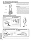 Page 52E-51
Appendix
Transporting the Projector
Using the Carrying BagA soft-side carrying bag is provided to transport the
projector. Before placing the projector into the carrying
bag, set up the inner pad inside the bag as shown.
CAUTION
•Rotate the focus and zoom rigns to store the lens before
placing the projector into the carrying bag.
•The supplied carrying bag is made exclusively for the
projector and its supplied accessories. Do not place other
items into the carrying bag with the projector or use the...