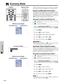 Page 40E-39
Useful Features
Economy Mode
Automatic Power Shutoff Function
When no input signal is detected for more than 15
minutes, the projector will automatically shut off. The
on-screen message on the left will appear five minutes
before the power is automatically turned off.
Description of Automatic Power Shutoff
(Slide the MOUSE/ADJUSTMENT switch
on the remote control to the ADJ. position.)
1Press MENU.
2Press ß/© to select “Options”.
3Press ∂/ƒ to select “Auto Power Off”.
4Press ß/© to select “
” or “”....