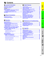 Page 5E-4
Important
InformationImportant Information
Contents
IMPORTANT SAFEGUARDS …………………… 2
Outstanding Features …………………………… 3
Contents …………………………………………… 4
Usage Guidelines ………………………………… 5
How to Access the PDF Operation Manuals
(for Windows and Macintosh) ……………… 6
For SHARP Assistance (U.S.A. only) ………… 6
Part Names ………………………………………… 7
Setup & Connections
Supplied Accessories……………………………10
Connecting the Projector………………………11
Basic Operations…………………………………16
Setting up the Screen……………………………18
Operating the...