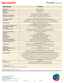 Page 2Sharp ElEctronicS corporation
professional Display Division
Sharp  plaza, Mahwah,  nJ 07495-1163
For more information call: 1-866-4-ViSUal  (1-866-484-7825)
www.sharpusa.com/projectors
© 2009 Sharp Electronics  corporation.  all rights reserved.                          printed in the U.S.a.                         2/09                         lc-02-354
PG-F267X  Specifications
Design and Specifications are subject to change without notice.
Sharp and related trademarks are trademarks or registered...
