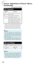 Page 4642
5
5 5
5
5  Progressive
•In NTSC or PAL60Hz, even if the 3D Progres-
sive mode has been set, the three-two pull
down enhancement will be enabled automati-
cally when the film source has been entered.
• When the image is blurred or noisy, switch to
the optimal mode.
• When using progressive inputs, inputs are di-
rectly displayed so that 2D Progressive, 3D
Progressive and Film Mode cannot be selected.
* The film source is a digital video recording with the
original encoded as is at 24 frames/second....