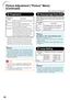 Page 4642
55 55
5  Progressive
•In NTSC or PAL60Hz, even if the 3D Progres-
sive mode has been set, the three-two pull
down enhancement will be enabled automati-
cally when the film source has been entered.
• When the image is blurred or noisy, switch to
the optimal mode.
* The film source is a digital video recording with the
original encoded as is at 24 frames/second. The
projector can convert this film source to progres-
sive video at 60 frames/second with NTSC and
PAL60Hz or at 50 frames/second with...