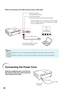 Page 26
24
When connecting to the LAN termin\fl using \f LAN c\fble
