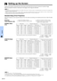 Page 22Operation
20
Position the projector perpendicular to the screen with all feet flat and level to achieve an optimal image.
Move the projector forward or backward if the edges of the image are distorted.
•The projector lens should be centered in the middle of the screen. If the lens center is not perpendicular to the screen, the image will be
distorted, making viewing difficult.
•Position the screen so that it is not in direct sunlight or room light. Light falling directly onto the screen washes out...