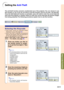 Page 66Easy to Use Functions
-63
Setting the Anti-Theft
The anti-theft function prevents unauthorized use of the projector. You can choose to use 
this function or not. If you do not want to use this function, just do not enter  the keycode.
Once the theft-deterrent function is activated, users will need to enter the correct keycode
each time the projector is started. Failure to enter the correct keycode will prevent images
from being projected. The following procedures explain how to use this function....