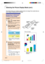 Page 88-84
This function allows you to enlarge a specific portion of an image. This is useful when you
want to display a detailed portion of the image.
UNDO
buttonFunction 2
button
ASSIGN
button Function 1
button
-84
"On-screen Display
Screen moving
indicator
Displaying an Enlarged
Portion of an Image
For using the GyroRemote, see page 40
for details.
1Press  to display “Button
Assign 3/5”.
•The Assign function is displayed at the
bottom right of the screen.
2Press Function Button  to
enlarge the image.
•To...