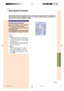 Page 95Easy to Use Functions
-91
Using Auto Search
Select “Auto Search” in the “Options
(1)” menu on the menu screen.
➝ For operating the menu screen, see
pages 50 and 52.
➝ For operating the menu screen using
the GyroRemote see pages 54 and 55.
Note
• ON
Automatically switches to the input mode
in which signals are being received, when
turning on the projector or pressing 
on the projector.
•When the Auto Search function has been
set to ON, select any desired input, using
the Button Assignment.
•
 OFF
For...