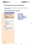 Page 96-92
Video Digital Noise Reduction (DNR) System
Reducing Image Noise
Select “DNR” in the “Options (1)”
menu.
➝ For operating the menu screen, see
pages 50 and 52.
➝ For operating the menu screen using
the GyroRemote see pages 54 and 55.
Note
•Set a level so as to view a clearer picture.
Make sure to set DNR to “OFF” in the fol-
lowing cases:
•When the image is blurry.
•When the contours and colors of moving
images drag.
•When TV broadcasts with weak signals
are projected.
Info
•Make sure to set when...