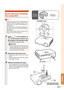 Page 69-65
Appendix
Optional
accessoryLamp unit
AN-MB60LPRemoving and Installing
the Lamp Unit
Info
•Ensure the lamp unit is removed using the
handle. Ensure the glass surface of the
lamp unit or the inside of the projector are
not touched.
•To avoid injury to yourself and damage to
the lamp, ensure to carefully follow the
steps below.
•Do not loosen other screws except for the
lamp unit cover and lamp unit.
1Press  on the projector or
 on the remote control to put
the projector into standby mode.
•Wait until...