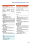 Page 31-31
Setting up the Projector Using RS-232C or Telnet
SETUP MENU (Main Menu)
[1]IP Address
IP address settings. (Page 34)
[2] Subnet Mask
Subnet mask settings. (Page 34)
[3] Default Gateway
Default gateway settings. (Page 34)
[4]User Name (Factory default setting : Not Re-
quired)
Setting of user name for security protection. (Page 34)
[5]Password (Factory default setting : Not Required)
Setting of password for security protection. (Page 35)
[6]RS-232C Baud Rate (Factory default setting :
9600 bps)
Baud...