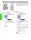 Page 26E-25
Operation
Using the GUI (Graphical User Interface) Menu Screens
(GUI) On-screen Display
1
INPUT 1 or 2 (COMPUTER/RGB) mode
1
INPUT 3 or 4 (VIDEO/S-VIDEO) mode
4(Slide the MOUSE/ADJUSTMENT switch
on the remote control to the ADJ. position.)
1Press MENU to display the INPUT 1, 2, 3 or 4
mode menu bar.
2Press ß/© to select an adjustment menu on the
menu bar.
3Press ∂/ƒ to select a specific adjustment item.
4To display a single adjustment item, press ENTER
after selecting the item. Only the menu bar...