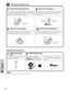 Page 52E-51
Maintenance &
Troubleshooting
Replacing the Projection Lamp
1Connect the power
cord.Reset the lamp timer.
While pressing ƒ, © and
ENTER on the projector, press
POWER ON on the projector. Plug the power cord into the AC
socket of the projector.
Resetting the lamp timer
•Reset the lamp timer only after replacing the lamp.
“LAMP 0000H” is displayed,
indicating that the lamp timer is
reset.
2

7Remove the lamp cage cover.
Turn over the projector and loosen the user service
screw that secures the lamp...