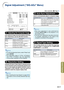 Page 49-47
Useful Features
0
0
0
0Phase
Clock Pict.
SIG–
ADJ SCR PRJ Net.H-Pos
V-Pos
Reset
Auto 640 x 480
On
Standard
Auto
SEL./ADJ.
RETURN ENTER
END
Resolution
Auto Sync
Signal Type Dynamic Range
Video System
Signal Info : 800 x 600
H 60.3 kHz /  V   37.8    Hz
1
3 4
5
6
2
7
Signal Adjustment (“SIG-ADJ” Menu)
11 11
1Adjusting the Computer Image
If the optimum image cannot be obtained with Auto
Sync adjustment, use the  SIG-ADJ function.
Note
•To   reset all adjustment items, select “Reset” and
press  ENTER .
•...