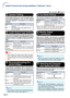 Page 54-52
8
8 8
8
8
Selecting the Transmis-
sion Speed (RS-232C)
Make sure that both the projector and computer
are set for the same baud rate.
Description
Tr ansmission speed is slow.
Tr ansmission speed is rapid.Selectable items
9600 bps
38400 bps
115200 bps
Note
•Refer to the “SETUP MANUAL” contained on
the supplied CD-ROM for RS-232C Specifica-
tions and Command Settings.
• Refer to the computer’s operation manual for
instructions for setting the computer’s baud rate.
Helpful Functions Set during...