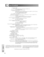 Page 54E-53
Appendix
Specifications
Product type
Model
Video system
Display method
DLP panel
Lens
Projection lamp
Video input signal
S-video input signal
Component input signal
(INPUT 1)
Component input signal
(INPUT 2)
Component RGB input signal
(INPUT 2)
Horizontal resolution
RGB input signal
Pixel clock
Vertical frequency
Horizontal frequency
Rated voltage
Input current
Rated frequency
Power consumption
Heat dissipation
Operating temperature
Storage temperature
Cabinet
I/R carrier frequency
Dimensions...