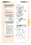 Page 34Basic Operation
-33
Horizontal Keystone Correction
Vertical Keystone Correction
KEYSTONE button
", ',\, |
buttons
KEYSTONE button
", ',\, |
buttons
Description
Horizontally adjusts the
keystone settings.
Vertically adjusts the
keystone settings.
V and H Keystone
adjustments are returned to
the factory preset settings.
Selected Item
H Keystone
V Keystone
Reset
Keystone Correction
This function can be used to adjust the Key-
stone settings.
Note
•For details about using the menu screen,
see...