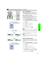 Page 33E-32
Operation
Computer Image Adjustments (INPUT 1 or 2 mode Only)
Auto Sync Adjustment
•Used to automatically adjust a computer image.
•Auto Sync adjustment can be made manually by
pressing AUTO SYNC, or automatically by setting
“Auto Sync” to “ON” in the projector’s GUI menu.
When “Auto Sync” is set to “ON”:
•The sync adjustment is automatically made each time
the projector is turned on while connected to a com-
puter or the input selection is changed.
•The Auto Sync adjustment setting previously made...