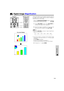 Page 35E-34
Useful Features
1 2
3
Digital Image Magnification
ProjectorThis function allows you to magnify a specific portion of
an image. This is useful when you want to display a
detailed portion of the image.
(Slide the MOUSE/ADJUSTMENT switch
on the remote control to the ADJ.)
1Press ENLARGE. Each time ENLARGE is
pressed, the image will be magnified.
2When the image is magnified, you can pan and
scan around the image by using ∂/ƒ/ß/©.
•Each time ENLARGE is pressed, image magnification
toggles as shown...