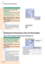 Page 74-70-70
Remaining Lamp Life
(Percentage)
Displaying the Remaining Lamp Life (Percentage)
Checking the Remaining
Lamp Life (Percentage)
This function allows you to check the remain-
ing lamp life (percentage).
Select the “Options (2)” menu on the
menu screen.
➝ For operating the menu screen, see
pages 42 to 45.
Note
•It is recommended that the lamp be
changed when the remaining lamp life
becomes 6%.
For lamp replacement, contact your
nearest Sharp Authorized Projector
Dealer or Service Center.
•The table...