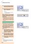 Page 80-76-76
Setting the Anti-Theft
2Enter the remaining 3 digits by
pressing any buttons you like.
3Enter the same keycode once
more in “Reconfirm”.
Note
•The Keylock function will become
temporarily disabled.
When “Anti-Theft” is set, the keycode
inputting box appears after the power
is turned on. When it appears, enter the
right keycode.
•Press the buttons on the remote control if
the buttons on the remote control are used
for setting the keycode. In the same manner,
press the buttons on the projector if...