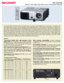 Page 1PG-F255W
WXGA (1280 x 800) 2500 ANSI Lumens, Data/Video Projector
The  Sharp WXGA  PG-F255W  utilizes  the  latest Texas  Instruments®  DLP®  BrilliantColor™  technology  –  providing  a  full 
1280 x 800 native resolution, with compatibility up through UXGA (1600 x 1200).  With this “future-proof ” resolution, the 
PG-F255W is able to project not only standard XGA and 720P HDTV, but also “pixel perfect” 1280 x 800 resolution from 
the  newest  generation Wide-XGA  PCs.  DLP  BrilliantColor  technology...
