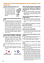 Page 128Observe the following safeguards when setting up your
projector.
Caution concerning the lamp unit
Potential hazard of glass par-
ticles if lamp ruptures. In
case of lamp rupture, contact
your nearest Sharp Autho-
rized Projector Dealer or Ser-
vice Center for replacement.
See “Replacing the Lamp” on
page 50.
Caution concerning the setup of the pro-
jector
For minimal servicing and to maintain high
image quality, SHARP recommends that this
projector be installed in an area free from
humidity, dust and...