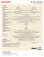 Page 2SHARP ELECTRONICS CORPORATIONProfessional Display DivisionSharp Plaza, Mahwah, NJ 07495-1163For more information call: 1-866-4-VISUAL (1-866-484-7825)www.sharpusa.com/projectors
© 2009 Sharp Electronics Corporation.  All rights reserved.                        Printed in the U.S.A.                        02-12-09                        LC-02-353                                                                                                                                              #09064
07F014...