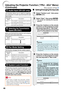 Page 5046
Adjusting the Projector Function (“PRJ - ADJ” Menu)
(Continued)
Info
•If you lose or forget your keycode, contact
your nearest Sharp Authorized Projector
Dealer or Service Center (see page 65). Even
if the product warranty is valid, the keycode
reset will incur a charge.
0  0 0  0 
0 System Lock Function
This function prevents unauthorized use of the
projector. Once this function is activated, users
must enter the correct keycode each time the
projector is turned on. We suggest you record
the keycode...