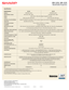 Page 2SHARP ELECTRONICS CORPORATION
Professional Display Division
Sharp Plaza, Mahwah, NJ 07495-1163
For more information call: 1-866-4-VISUAL (1-866-484-7825)
www.sharpLCD.com
© 2008 Sharp Electronics Corporation. All rights reserved. Printed in the U.S.A. 06-03-08                        LC-02-342
07F014
XR-32X, XR-32S
Multimedia Projectors
Specifications
Model NumbersXR-32X XR-32S
Brightness 2500 ANSI Lumens 2500 ANSI Lumens
Native Resolution / ContrastXGA (1024 x 768) / 2200:1 SVGA (800 x 600) / 2000:1...