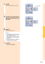 Page 45Basic Operation
-43
Sub menu
4Press 
| || |
|.
•The cursor shifts to the sub menu.
5Press 
" "" "
" or 
' '' '
' to select the set-
ting of the item displayed in the
sub menu.
6Press .
•The item selected is set.
Note
•Some adjustment items will display
a confirmation message.
When setting an item, press \ or
| to select “Ye s” or “OK” and then
press 
.
•Use 
 to select “ON” or “OFF” for
the item of “Economy Mode”.
7Press .
•The menu will disappear. 